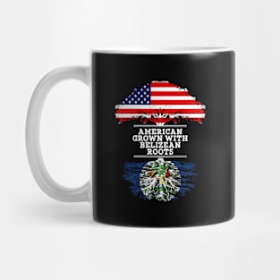 American Grown With Belizean Roots - Gift for Belizean From Belize Mug